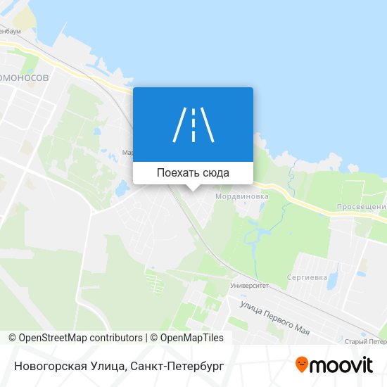 Карта Новогорская Улица
