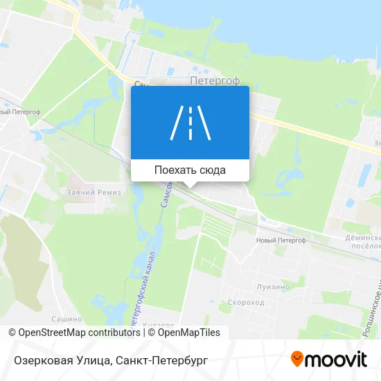 Карта Озерковая Улица