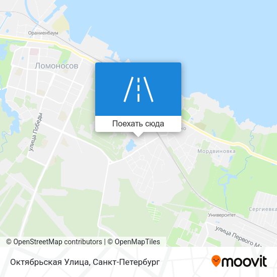 Карта Октябрьская Улица