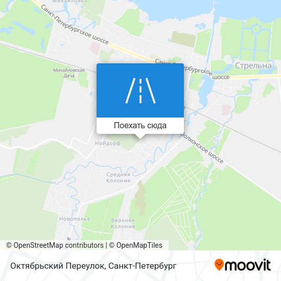 Карта Октябрьский Переулок