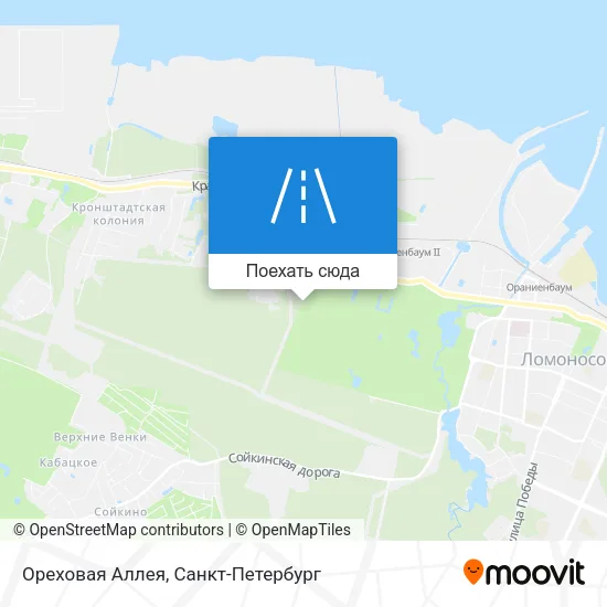 Карта Ореховая Аллея
