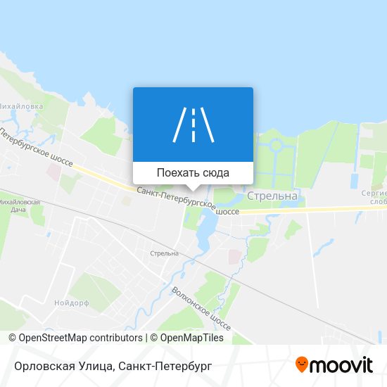 Карта Орловская Улица