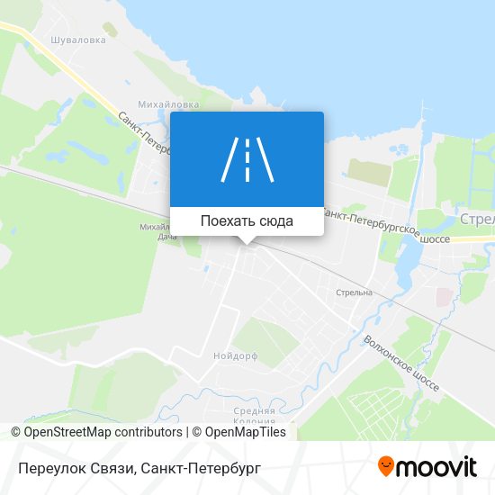 Карта Переулок Связи