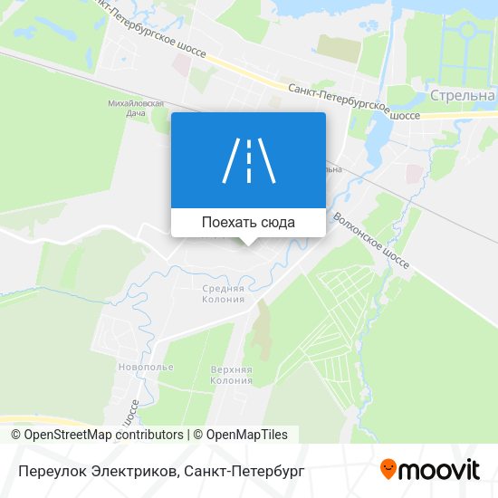 Карта Переулок Электриков