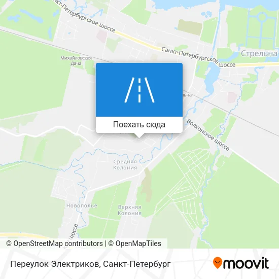 Карта Переулок Электриков