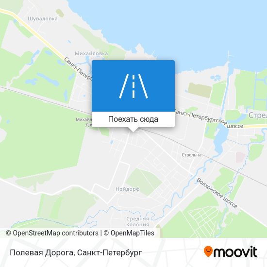 Карта Полевая Дорога