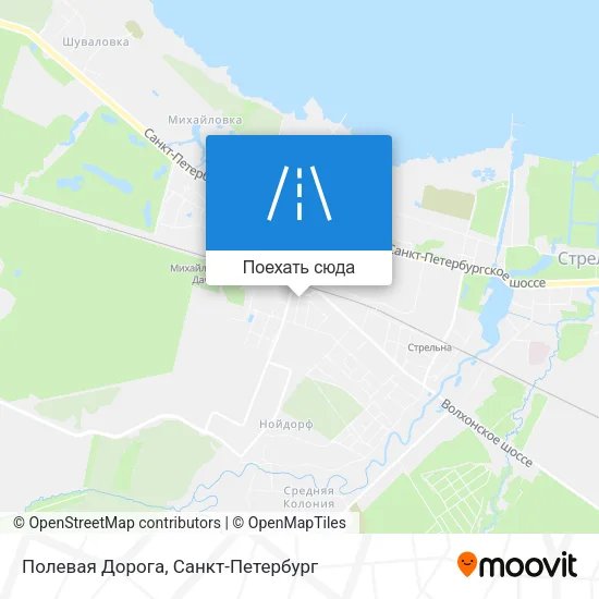 Карта Полевая Дорога