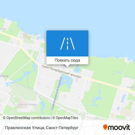 Карта Правленская Улица
