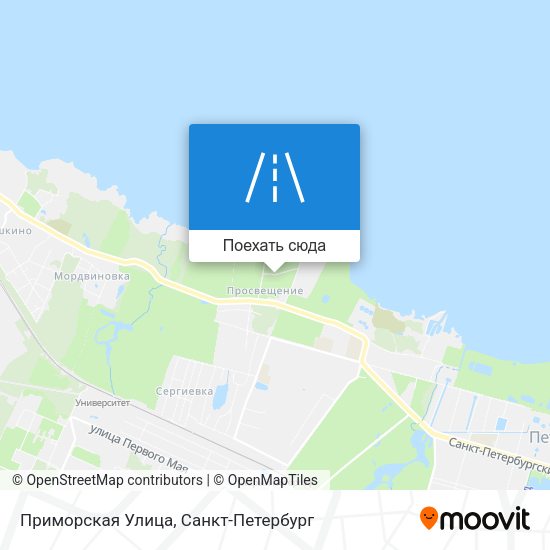 Карта Приморская Улица