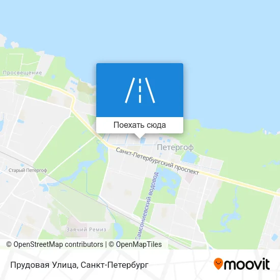 Карта Прудовая Улица