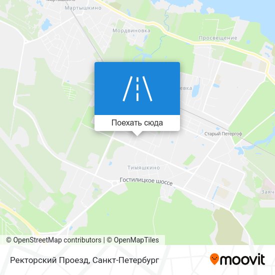 Карта Ректорский Проезд