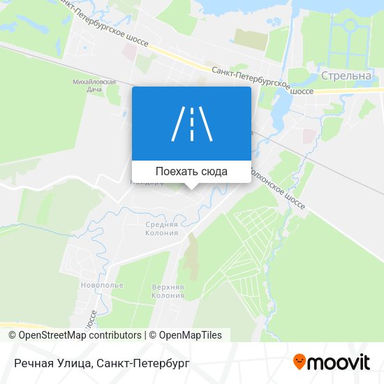 Карта Речная Улица