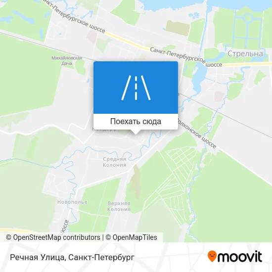 Карта Речная Улица