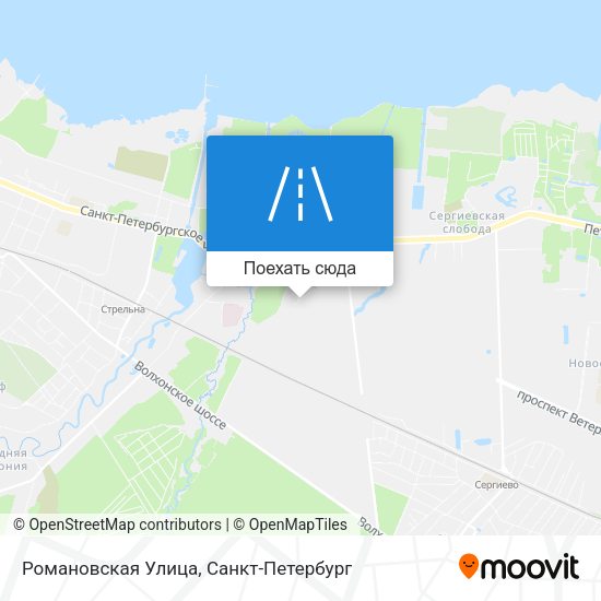 Карта Романовская Улица