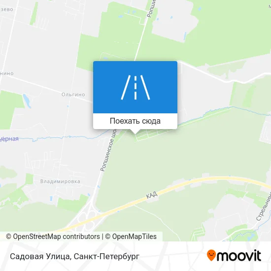 Карта Садовая Улица