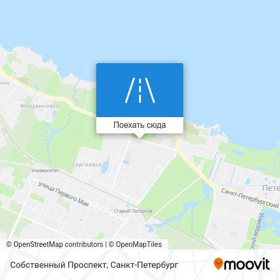 Карта Собственный Проспект