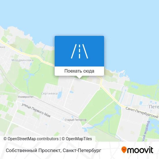 Карта Собственный Проспект