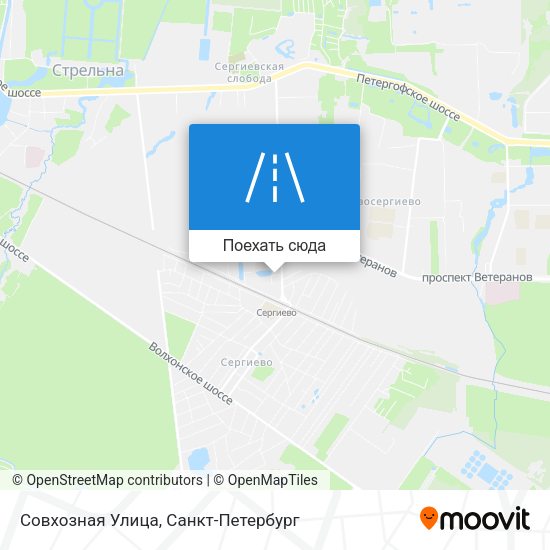 Карта Совхозная Улица