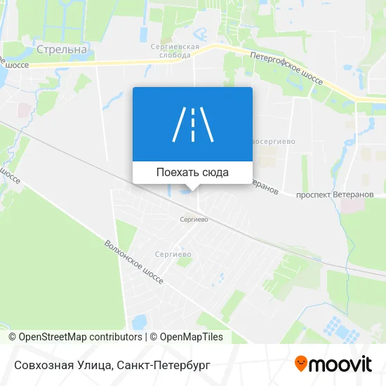 Карта Совхозная Улица