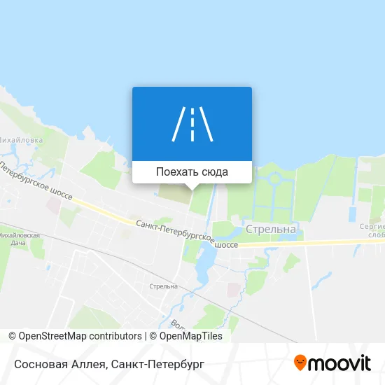 Карта Сосновая Аллея