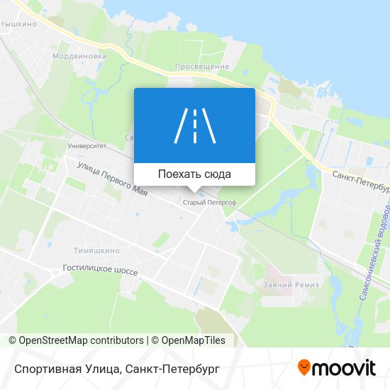 Карта Спортивная Улица