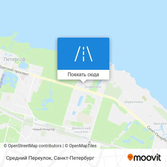 Карта Средний Переулок