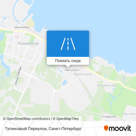 Карта Тупиковый Переулок