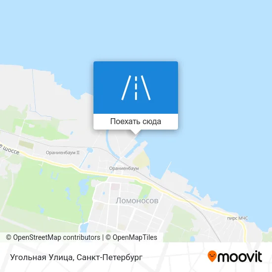 Карта Угольная Улица