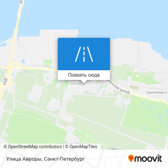 Карта Улица Авроры