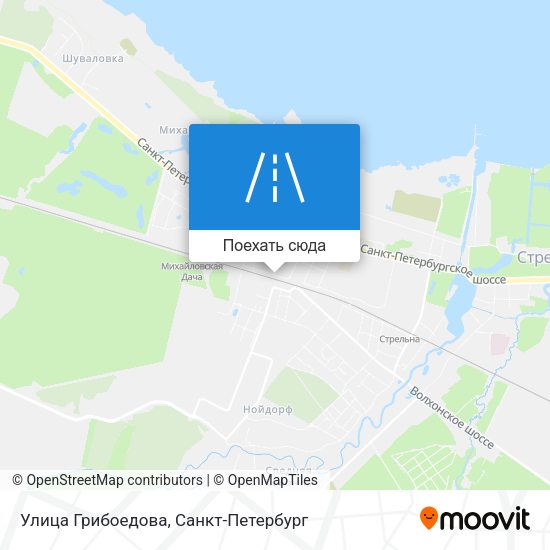 Карта Улица Грибоедова