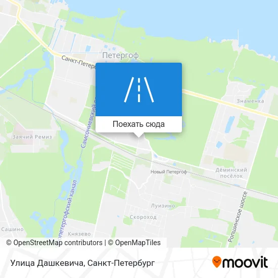 Карта Улица Дашкевича