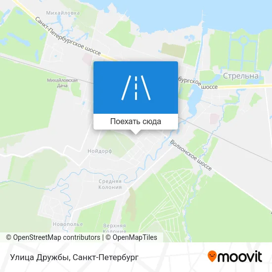 Карта Улица Дружбы