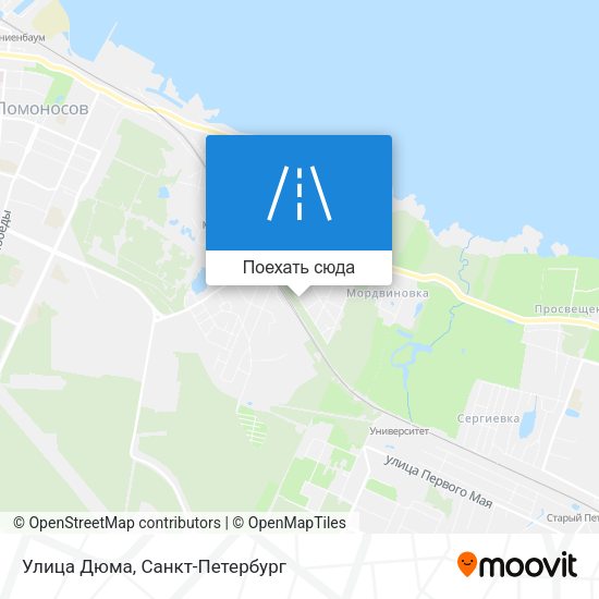 Карта Улица Дюма