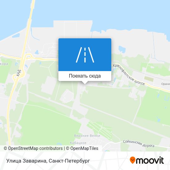 Карта Улица Заварина
