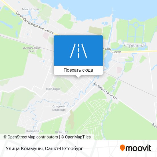 Карта Улица Коммуны