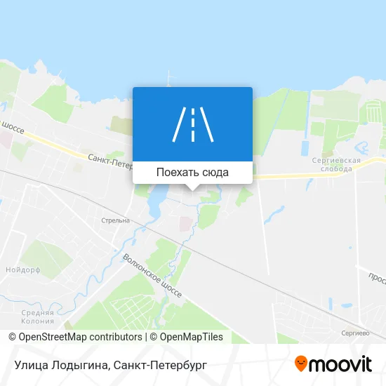 Карта Улица Лодыгина