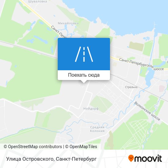 Карта Улица Островского