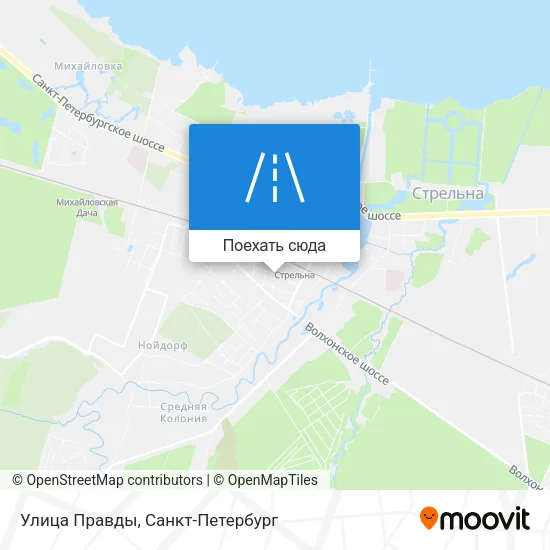 Карта Улица Правды