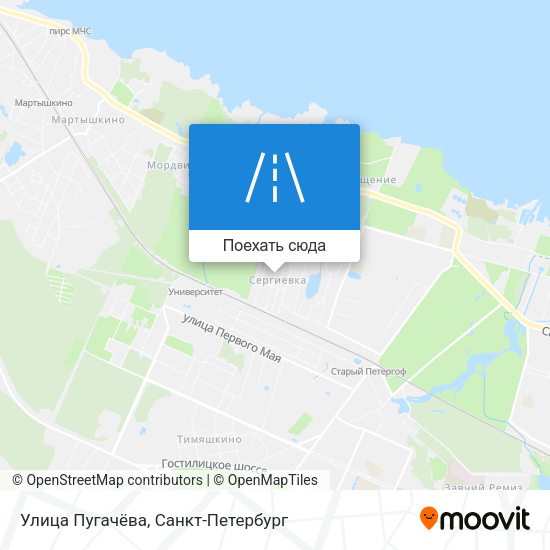 Карта Улица Пугачёва