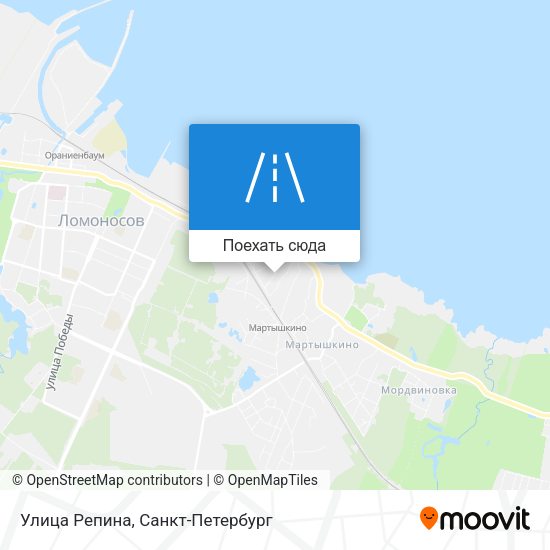 Карта Улица Репина