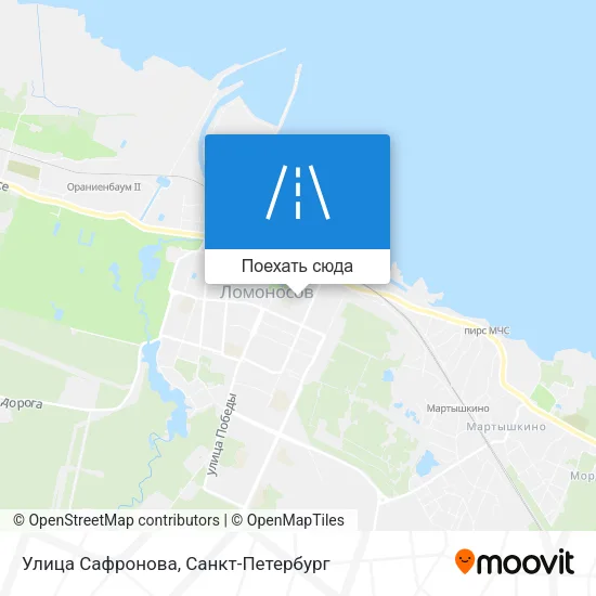 Карта Улица Сафронова