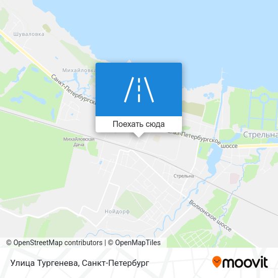 Карта Улица Тургенева