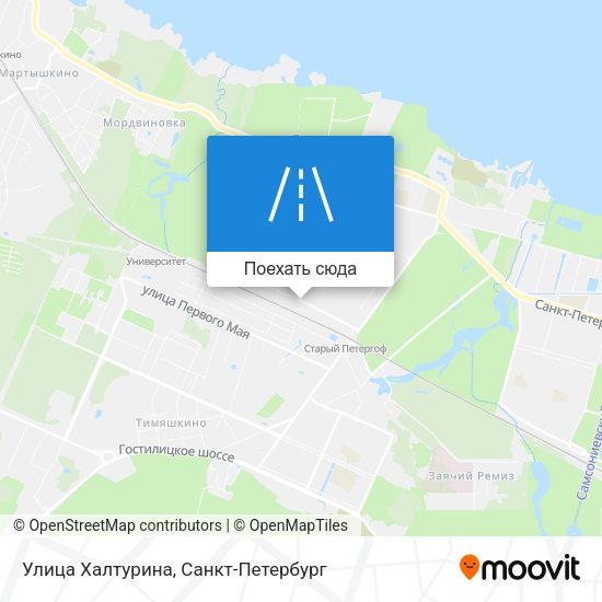 Карта Улица Халтурина