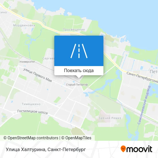 Карта Улица Халтурина