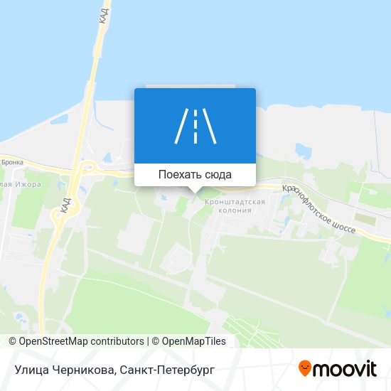 Карта Улица Черникова