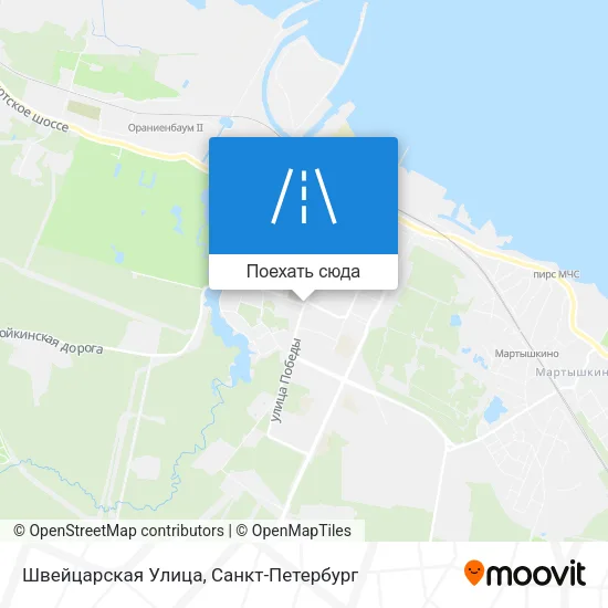 Карта Швейцарская Улица