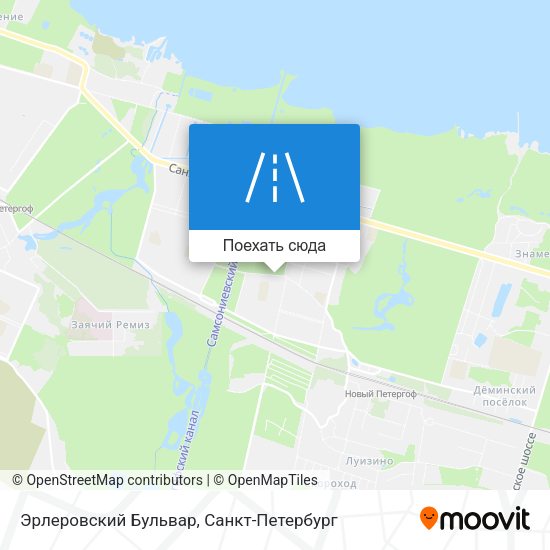 Карта Эрлеровский Бульвар
