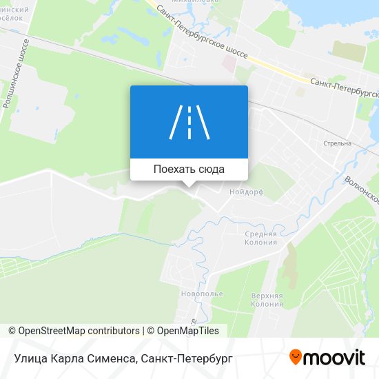 Карта Улица Карла Сименса
