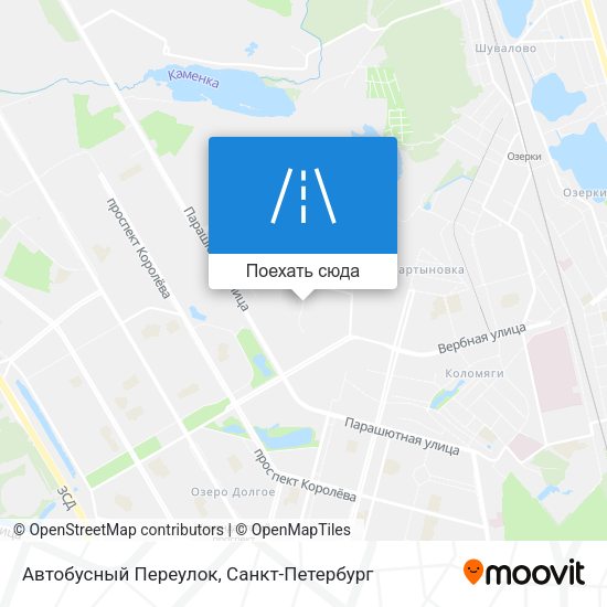 Карта Автобусный Переулок