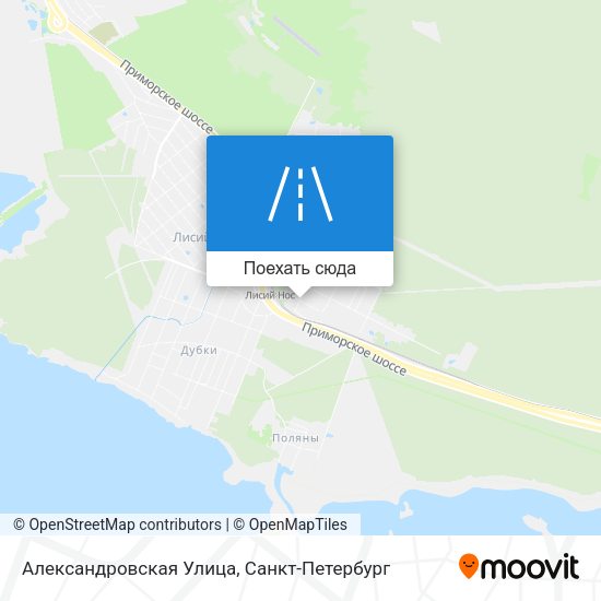 Карта Александровская Улица